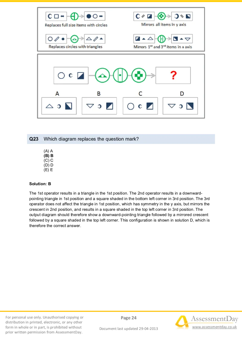DiagrammaticReasoningTest2-Solutions_2025春招题库汇总_十大行测题库_2023年十大热门题库更新中_05、TalentQ汇总_TalentQ测试题（适合大多数外资银行以及其他企业）_DiagrammaticReasoningTests