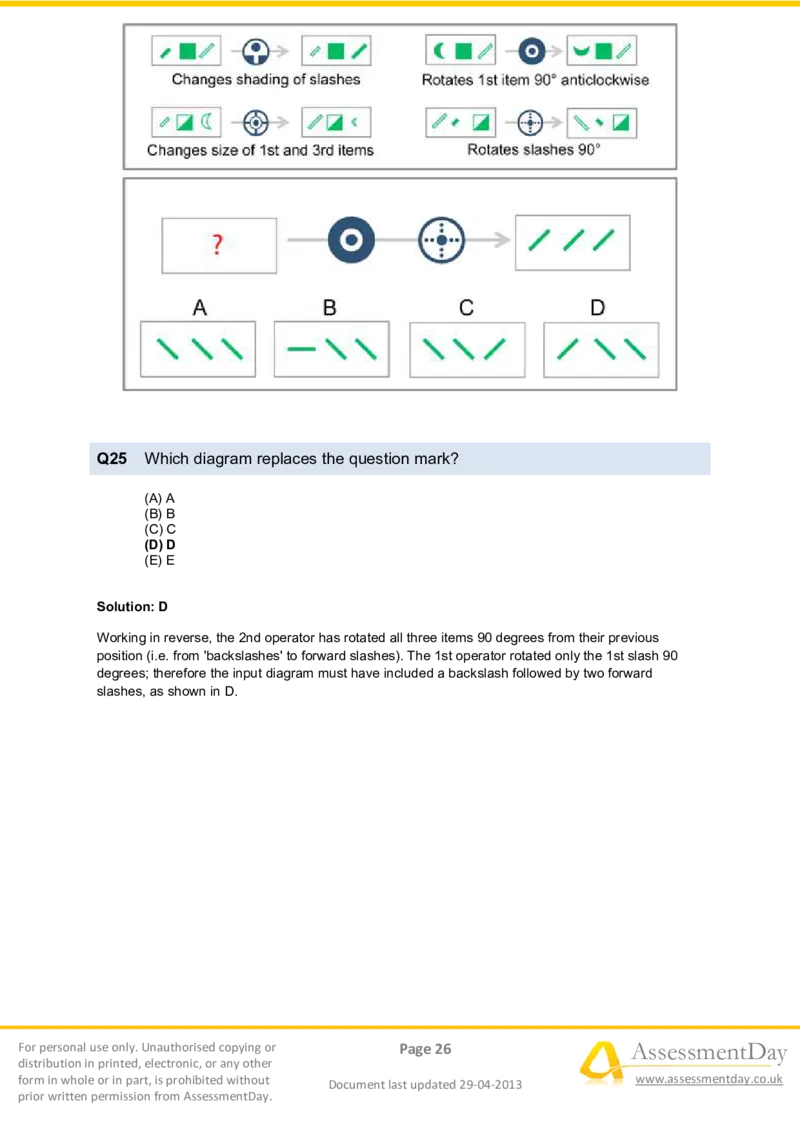 DiagrammaticReasoningTest2-Solutions_2025春招题库汇总_十大行测题库_2023年十大热门题库更新中_05、TalentQ汇总_TalentQ测试题（适合大多数外资银行以及其他企业）_DiagrammaticReasoningTests