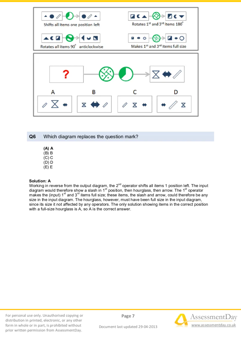 DiagrammaticReasoningTest2-Solutions_2025春招题库汇总_十大行测题库_2023年十大热门题库更新中_05、TalentQ汇总_TalentQ测试题（适合大多数外资银行以及其他企业）_DiagrammaticReasoningTests