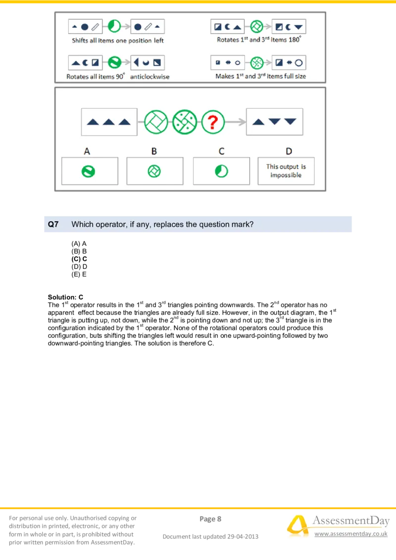 DiagrammaticReasoningTest2-Solutions_2025春招题库汇总_十大行测题库_2023年十大热门题库更新中_05、TalentQ汇总_TalentQ测试题（适合大多数外资银行以及其他企业）_DiagrammaticReasoningTests