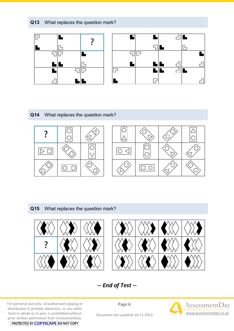 LogicalReasoningTest7-Questions_2025春招题库汇总_八大题库-1_04八大汇总_信永中和_专业题综合知识-参考_英文题_LogicalReasoningTests
