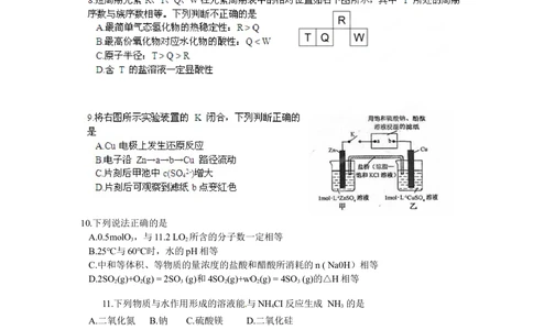 2012年高考化学试卷（福建）（空白卷）_历年高考真题合集_化学历年高考真题_新&middot;Word版2008-2025&middot;高考化学真题_化学（按年份分类）2008-2025_2012&middot;高考化学真题