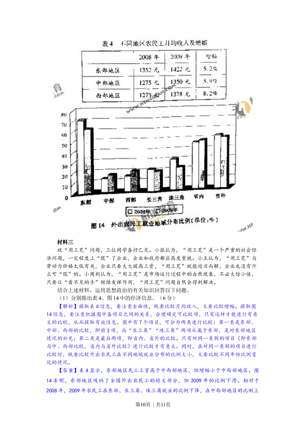 2011年高考政治试卷（浙江）（解析卷）_政治历年高考真题_新&middot;Word版2008-2025&middot;高考政治真题_政治（按省份分类）2008-2025_2008-2025&middot;（浙江）政治高考真题