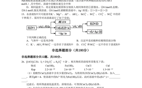 2012年高考化学试卷（浙江）（空白卷）_历年高考真题合集_化学历年高考真题_新&middot;PDF版2008-2025&middot;高考化学真题_化学（按省份分类）2008-2025_2008-2025&middot;（浙江）化学高考真题