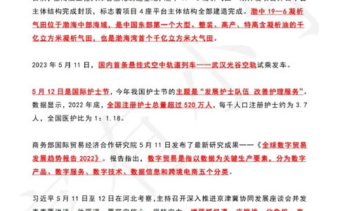 2023年05月第2周时政热点（国内+国际）_三桶油_中海油_中海油_2023年时政持续更新_2023年时政资料这里更新_05月