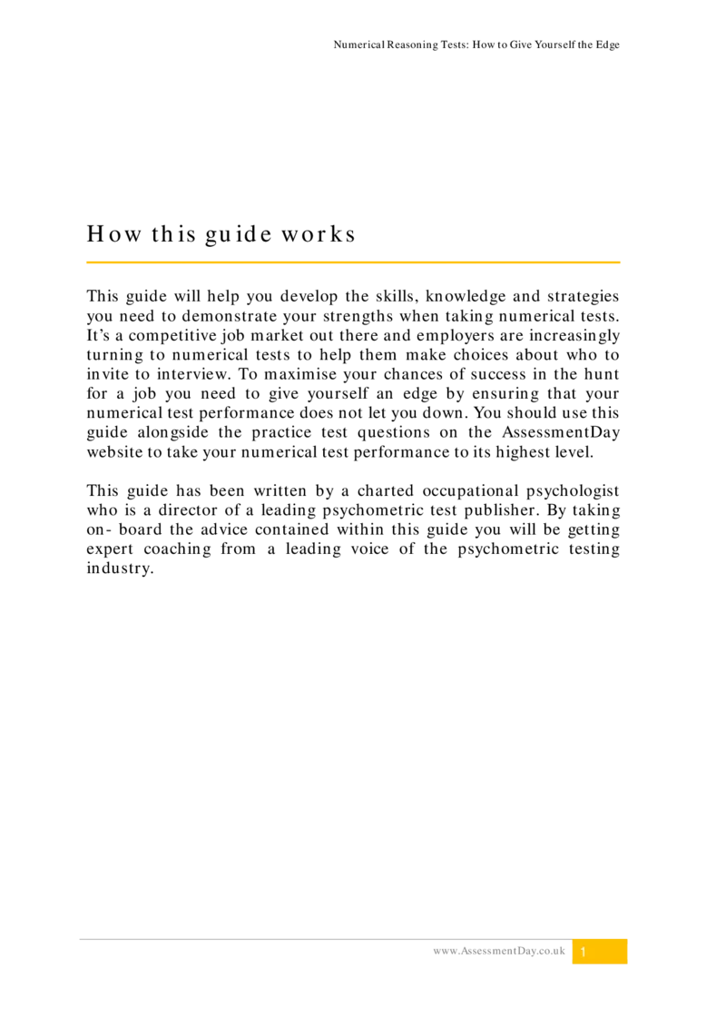 Numerical-Reasoning-Test-Guide_2025春招题库汇总_八大题库-1_04八大汇总_信永中和_专业题综合知识-参考_英文题_NumericalReasoningTests
