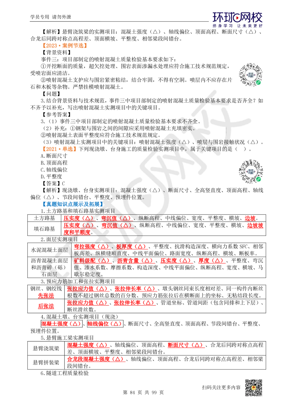 01.2025环球网校一级建造师《公路工程管理与实务》真题透析_2026年一级建造师_2026年一建公路_2025年一建公路SVIP_03-习题精析✿实战特训✿模考通关_29-公路《真题透析班》杨姣HQ