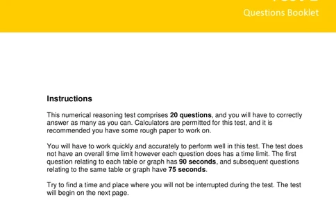 NumericalCriticalReasoningTest1-Questions_2025春招题库汇总_十大行测题库_2023年十大热门题库更新中_05、TalentQ汇总_TalentQ测试题（适合大多数外资银行以及其他企业）_NumericalReasoning