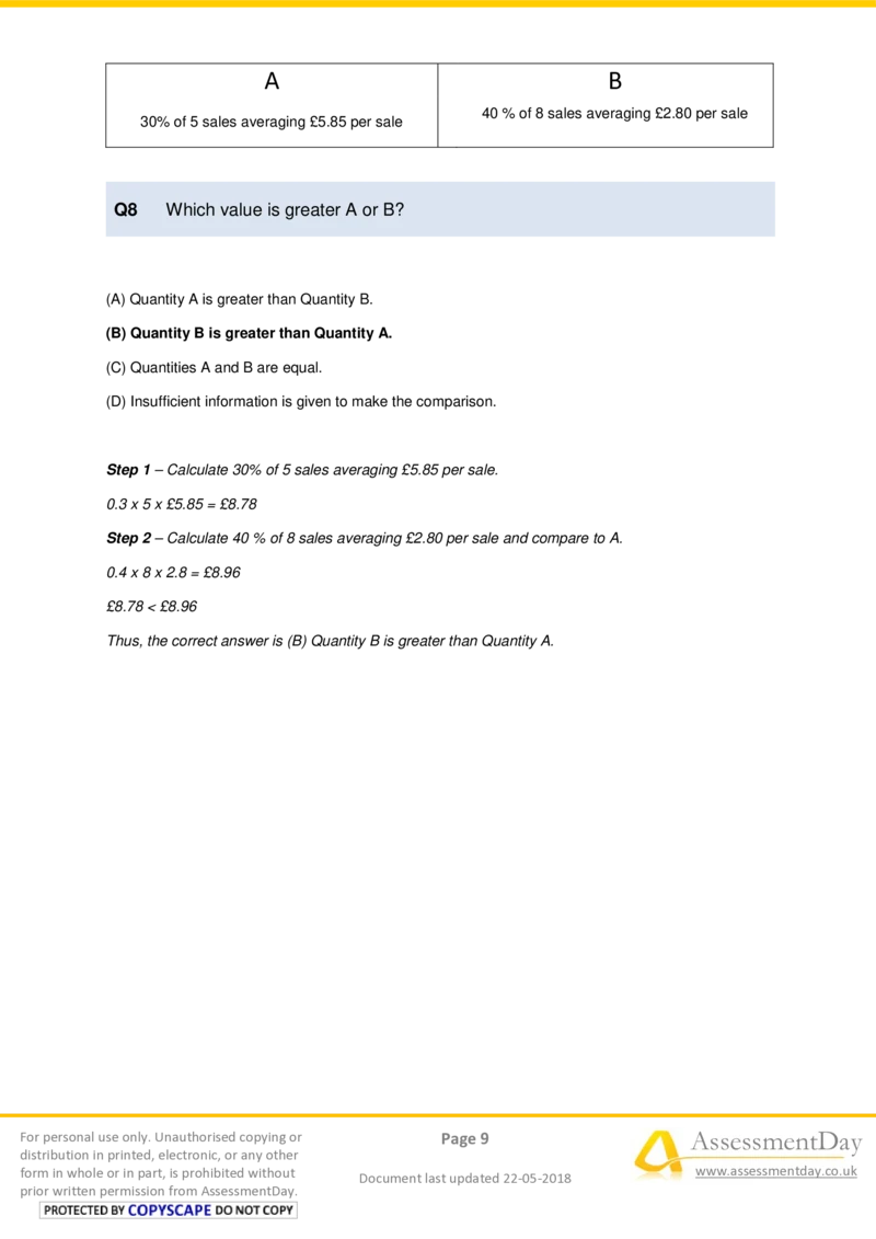AdvancedNumericalReasoning2-Solutions_2025春招题库汇总_咨询题库_2023咨询公司合集（7家）_2024罗兰贝格_TalentQ_TalentQ（图文版-参考）_000.训练必看专项训练题含答案（Verbal、Numerical、Logical）