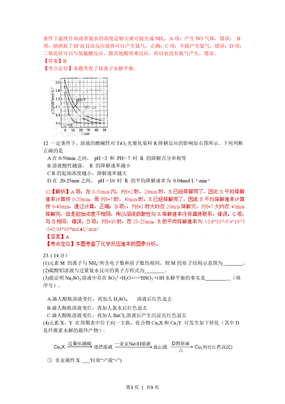 2012年高考化学试卷（福建）（解析卷）_历年高考真题合集_化学历年高考真题_新&middot;PDF版2008-2025&middot;高考化学真题_化学（按省份分类）2008-2025_2012-2024&middot;（福建）化学高考真题