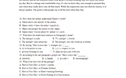 2012年高考英语试卷（广东）（空白卷）_英语历年高考真题_新&middot;Word版2008-2025&middot;高考英语真题_英语（按省份分类）2008-2025_2008-2025&middot;（广东）英语高考真题