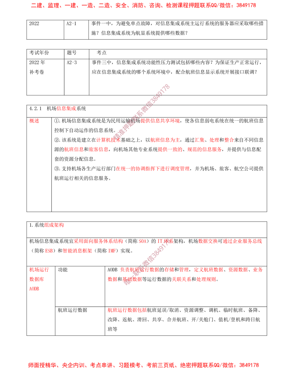 08.08-第4章-民航机场弱电系统工程技术（一）_2026年一级建造师_2026年一建民航_2025年一建民航SVIP_04-冲刺串讲✿考点强化✿小灶集训_01-民航《冲刺串讲班》高永志SMR