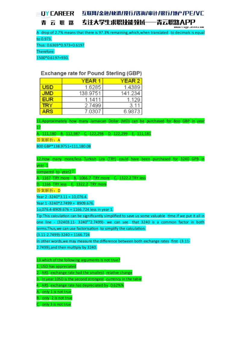 NumericalDrills_2025春招题库汇总_十大行测题库_2023年十大热门题库更新中_05、TalentQ汇总_TalentQ笔试题库英文_03、英文-解析版_numerical文字版