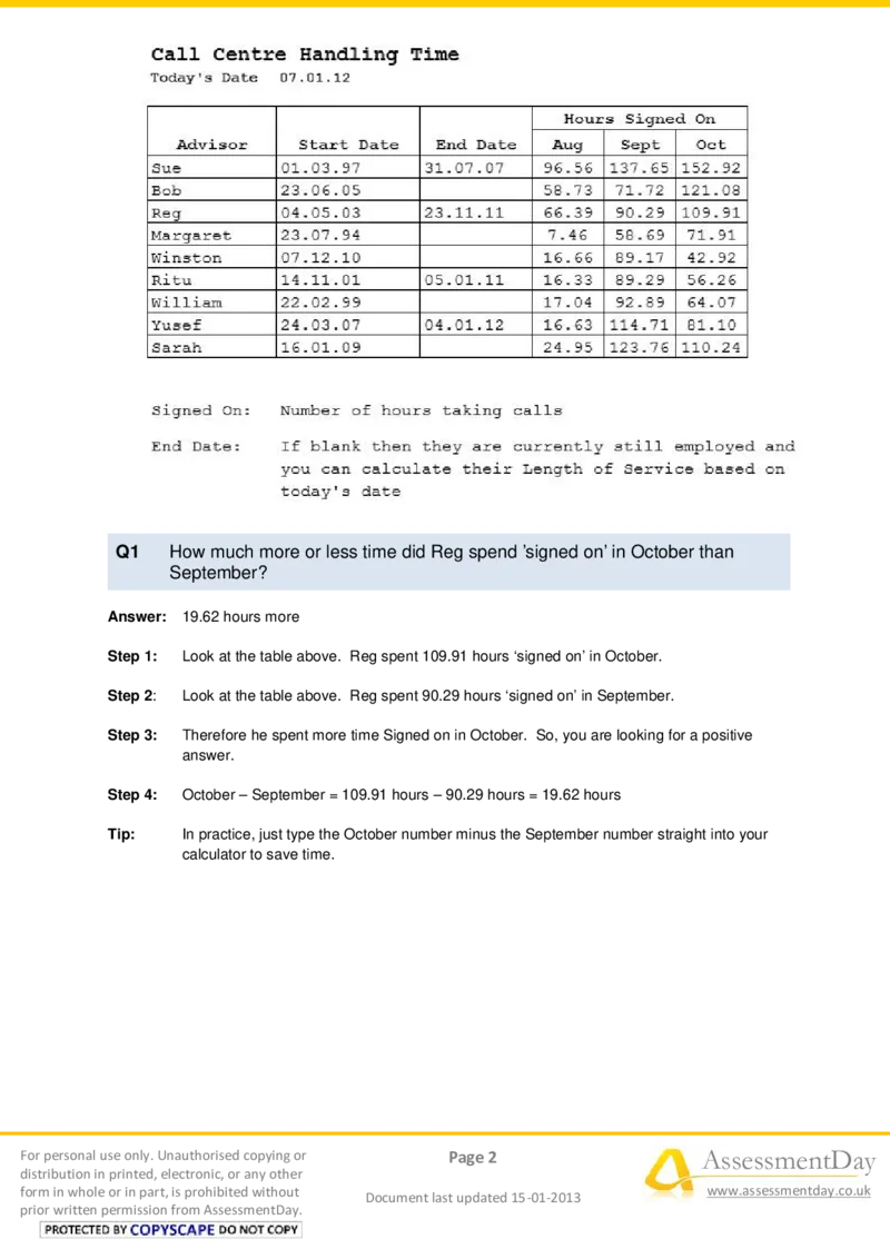 NumericalReasoningTest13-Solutions_2025春招题库汇总_八大题库-1_04八大汇总_信永中和_专业题综合知识-参考_英文题_NumericalReasoningTests