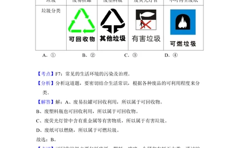 2011年高考化学试卷（北京）（解析卷）_历年高考真题合集_化学历年高考真题_新&middot;PDF版2008-2025&middot;高考化学真题_化学（按试卷类型分类）2008-2025_自主命题卷&middot;化学（2008-2025）(1)