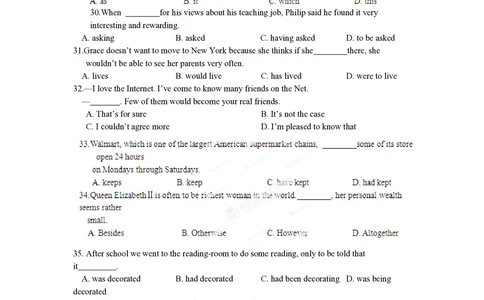 2012年高考英语试卷（安徽）（空白卷）_英语历年高考真题_新&middot;PDF版2008-2025&middot;高考英语真题_英语（按试卷类型分类）2008-2025_自主命题卷&middot;英语（2008-2025）_安徽自主命题&middot;英语（2012-2015）