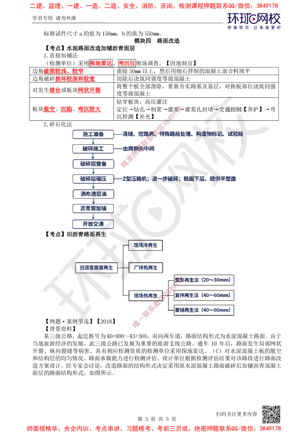 07.2025一建公路案例特训-第7讲-专题二路面工程（3）_2026年一级建造师_2026年一建公路_2025年一建公路SVIP_04-冲刺串讲✿考点强化✿小灶集训_07-公路《案例特训班》吴然HQ