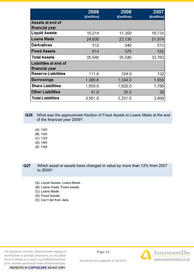 NumericalReasoningTest12-Questions_2025春招题库汇总_十大行测题库_2023年十大热门题库更新中_05、TalentQ汇总_TalentQ笔试题库中文_TalentQ（图文版-参考）_2选看通用测试题，适用于TalentQ（N多题）