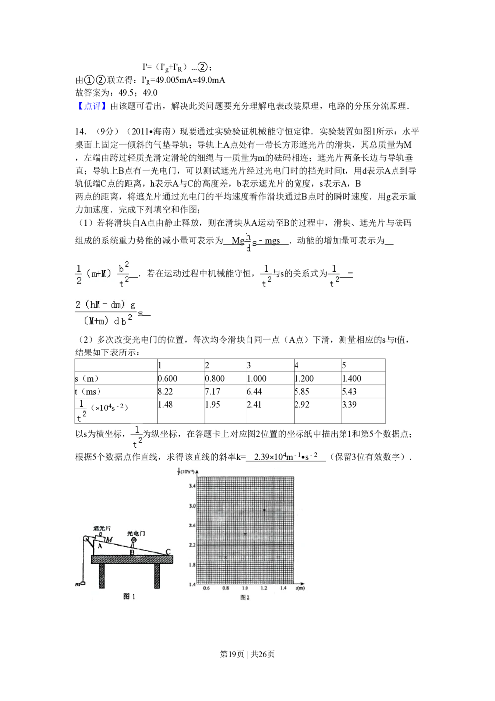 2011年高考物理试卷（海南）（解析卷）_物理历年高考真题_新&middot;PDF版2008-2025&middot;高考物理真题_物理（按省份分类）2008-2025_2008-2025&middot;（海南）物理高考真题
