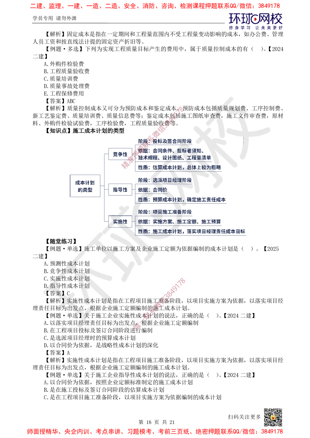 01.2025一建管理考前专项突破（一）-易混知识点_2026年一级建造师_2026年一建管理_2025年一建管理SVIP_04-冲刺串讲✿考点强化✿小灶集训_09-管理《专项突破班》张君HQ