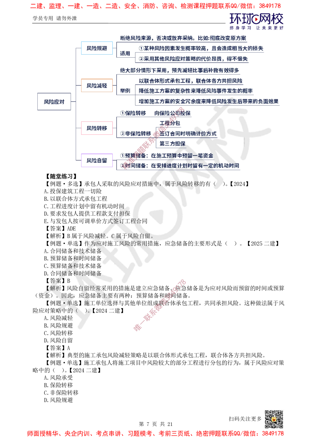 01.2025一建管理考前专项突破（一）-易混知识点_2026年一级建造师_2026年一建管理_2025年一建管理SVIP_04-冲刺串讲✿考点强化✿小灶集训_09-管理《专项突破班》张君HQ