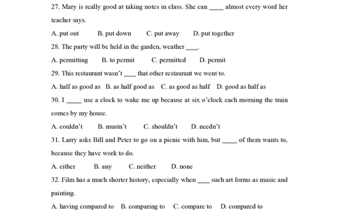 2012年高考英语试卷（新课标）（空白卷）_英语历年高考真题_新&middot;PDF版2008-2025&middot;高考英语真题_英语（按省份分类）2008-2025_2008-2025&middot;（黑龙江）英语高考真题