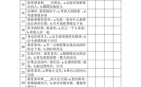 MBTI职业性格测试题-1_2025春招题库汇总_八大题库-1_04八大汇总_立信_2、立信笔试题_职业性格与心理测试_2.MBTI职业性格测试