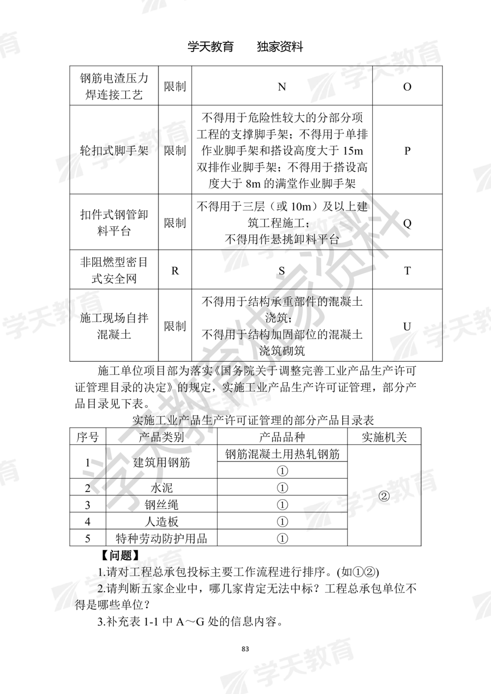 01.2025年一建《建筑》模拟卷1-模拟卷6_2026年一级建造师_2026年一建建筑_2025年一建建筑SVIP_05-考前密训✿央企特训✿机构普押_22-建筑《模拟卷6套》XT