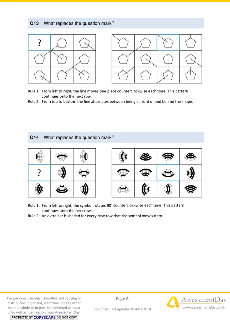 LogicalReasoningTest1-Solutions_2025春招题库汇总_八大题库-1_04八大汇总_信永中和_专业题综合知识-参考_英文题_LogicalReasoningTests