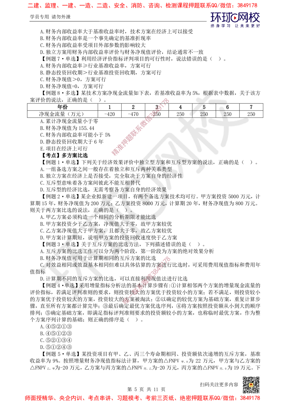 02.2025一建经济精题必练-第2讲-第2章经济效果评价_2026年一级建造师_2026年一建经济_2025年一建经济SVIP_03-习题精析✿实战特训✿模考通关_30-经济《精题必练班》胡安然HQ