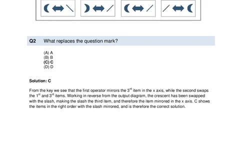DiagrammaticReasoningTest1-Solutions_2025春招题库汇总_十大行测题库_2023年十大热门题库更新中_05、TalentQ汇总_TalentQ测试题（适合大多数外资银行以及其他企业）_DiagrammaticReasoningTests