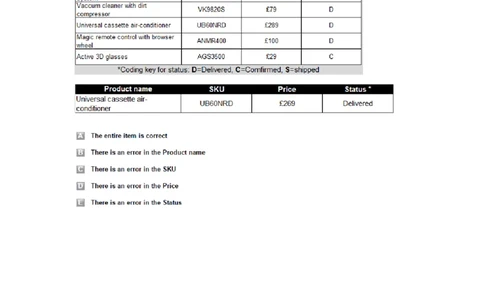 ErrorChecking#3完成_2025春招题库汇总_快消题库-1_快消汇总_2023金佰利最新题库（TalentQ）_TalentQ笔试题库_ErrorChecking