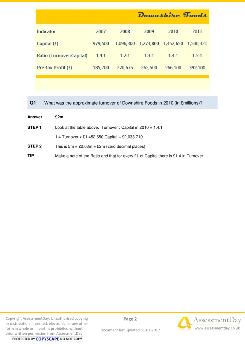 NumericalCriticalReasoningTest2-Solutions_2025春招题库汇总_十大行测题库_2023年十大热门题库更新中_05、TalentQ汇总_TalentQ测试题（适合大多数外资银行以及其他企业）_NumericalReasoning