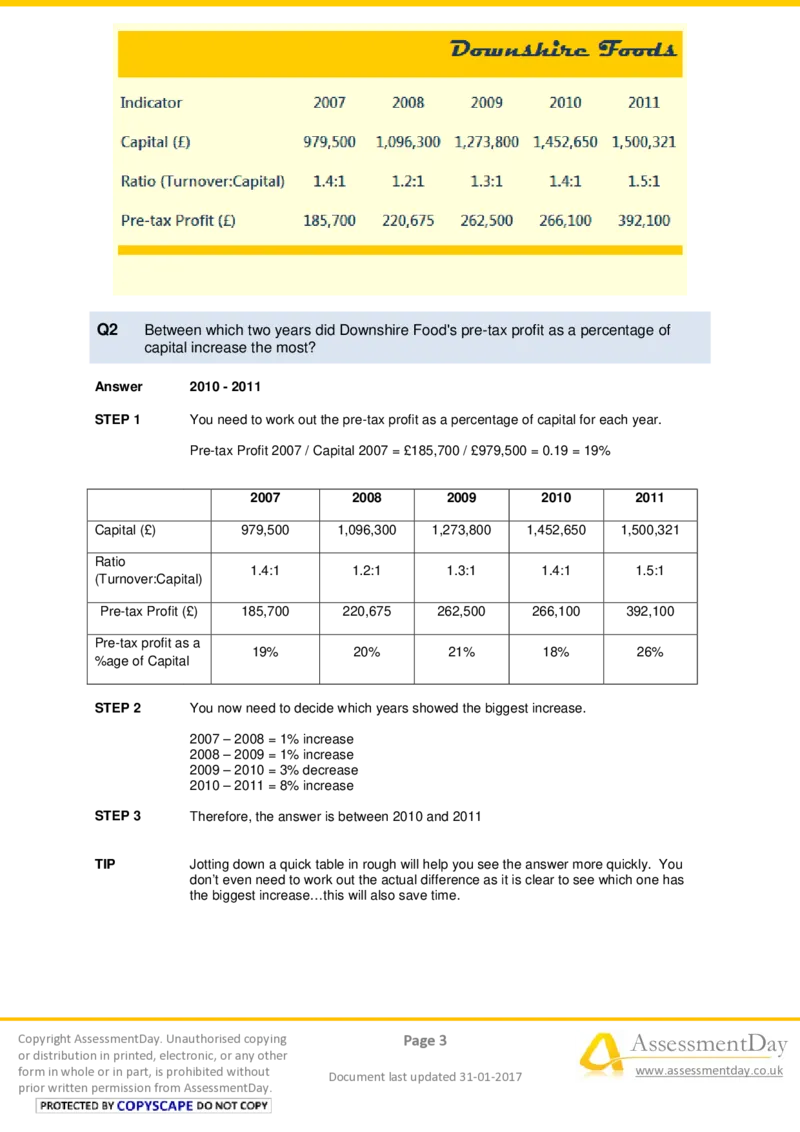 NumericalCriticalReasoningTest2-Solutions_2025春招题库汇总_十大行测题库_2023年十大热门题库更新中_05、TalentQ汇总_TalentQ测试题（适合大多数外资银行以及其他企业）_NumericalReasoning