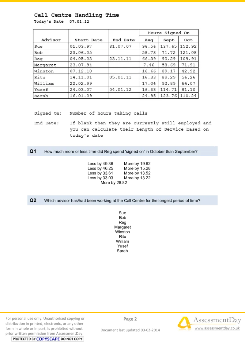 NumericalReasoningTest13-Questions_2025春招题库汇总_八大题库-1_04八大汇总_信永中和_专业题综合知识-参考_英文题_NumericalReasoningTests