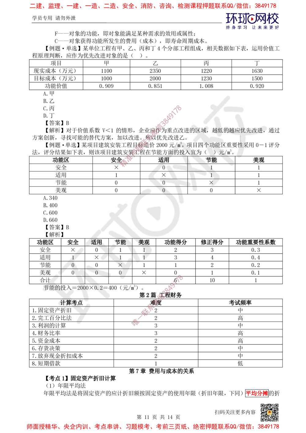 01.2025环球网校一级建造师《建设工程经济》专题一：计算专题1_2026年一级建造师_2026年一建经济_2025年一建经济SVIP_04-冲刺串讲✿考点强化✿小灶集训