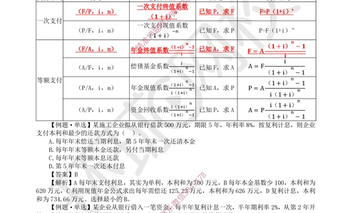 01.2025环球网校一级建造师《建设工程经济》专题一：计算专题1_2026年一级建造师_2026年一建经济_2025年一建经济SVIP_04-冲刺串讲✿考点强化✿小灶集训