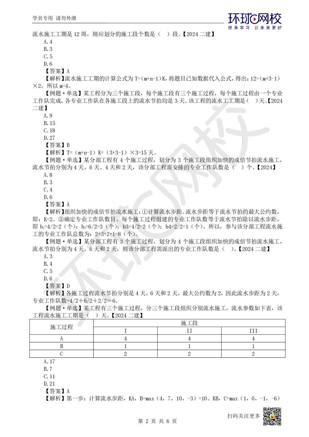 03.2025一建管理考前专项突破（三）-计算专题_2026年一级建造师_2026年一建管理_2025年一建管理SVIP_04-冲刺串讲✿考点强化✿小灶集训_09-管理《专项突破班》张君HQ