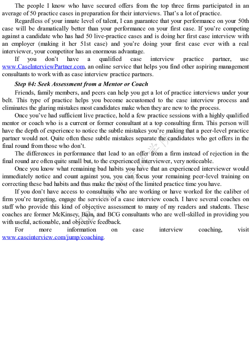 CaseInterviewSecrets_AFormerMcKinseyInterviewerRevtoGetMultipleJobOf_2025春招题库汇总_四大case题库_2023四大面试资料（免费更新3个月）_模型&方法论（学习case分析思路）_方法