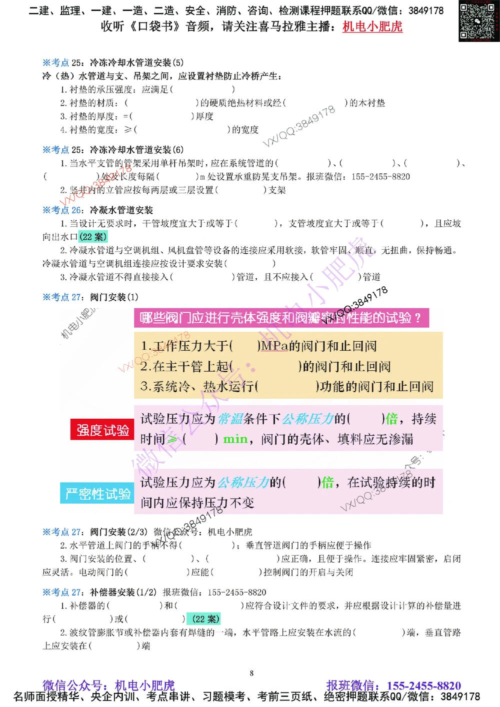 06-《考点一本通-空白版》通风与空调_2026年一级建造师_2026年一建机电_2025年一建机电SVIP_02-基础精讲✿高端面授✿深度强化_11-机电《教材精讲班》小肥虎SMR_考点一本通-默写本