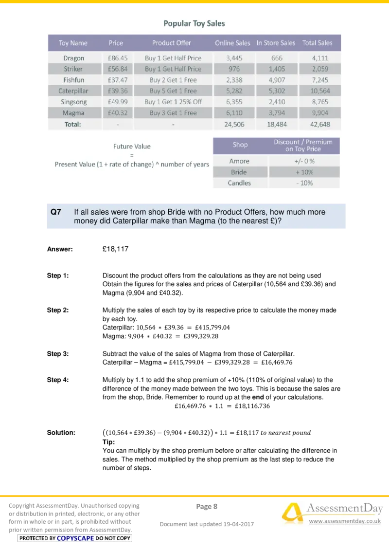 NumericalCriticalReasoningTest7-Solutions_2025春招题库汇总_十大行测题库_2023年十大热门题库更新中_05、TalentQ汇总_TalentQ测试题（适合大多数外资银行以及其他企业）_NumericalReasoning