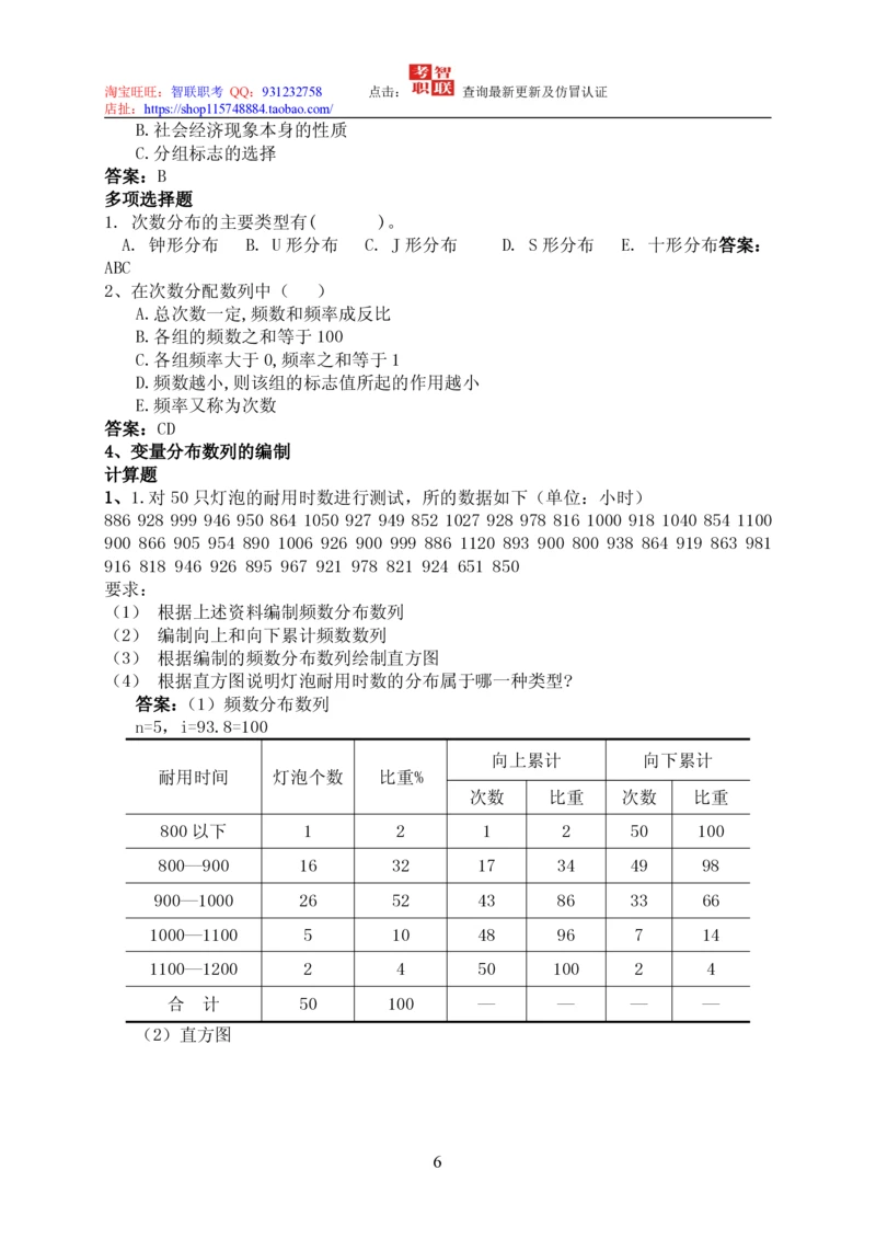 7-统计学知识点与试题库_三桶油_中国石油_中石油笔试_笔试。！_7-专业测试部分（仅需看自己专业即可）_3.4财会知识_5.统计学