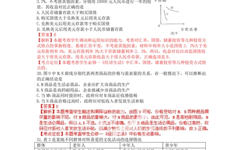 2012年高考政治试卷（福建）（解析卷）_政治历年高考真题_新&middot;PDF版2008-2025&middot;高考政治真题_政治（按年份分类）2008-2025_2012&middot;政治高考真题