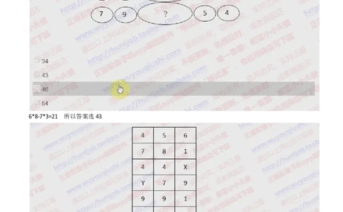 IQTZD题型-数字推理真题汇总及答案解析_2025春招题库汇总_国企题库_中航信托_2020年真题题库_2020年IQTZD题库（带答案和解析）
