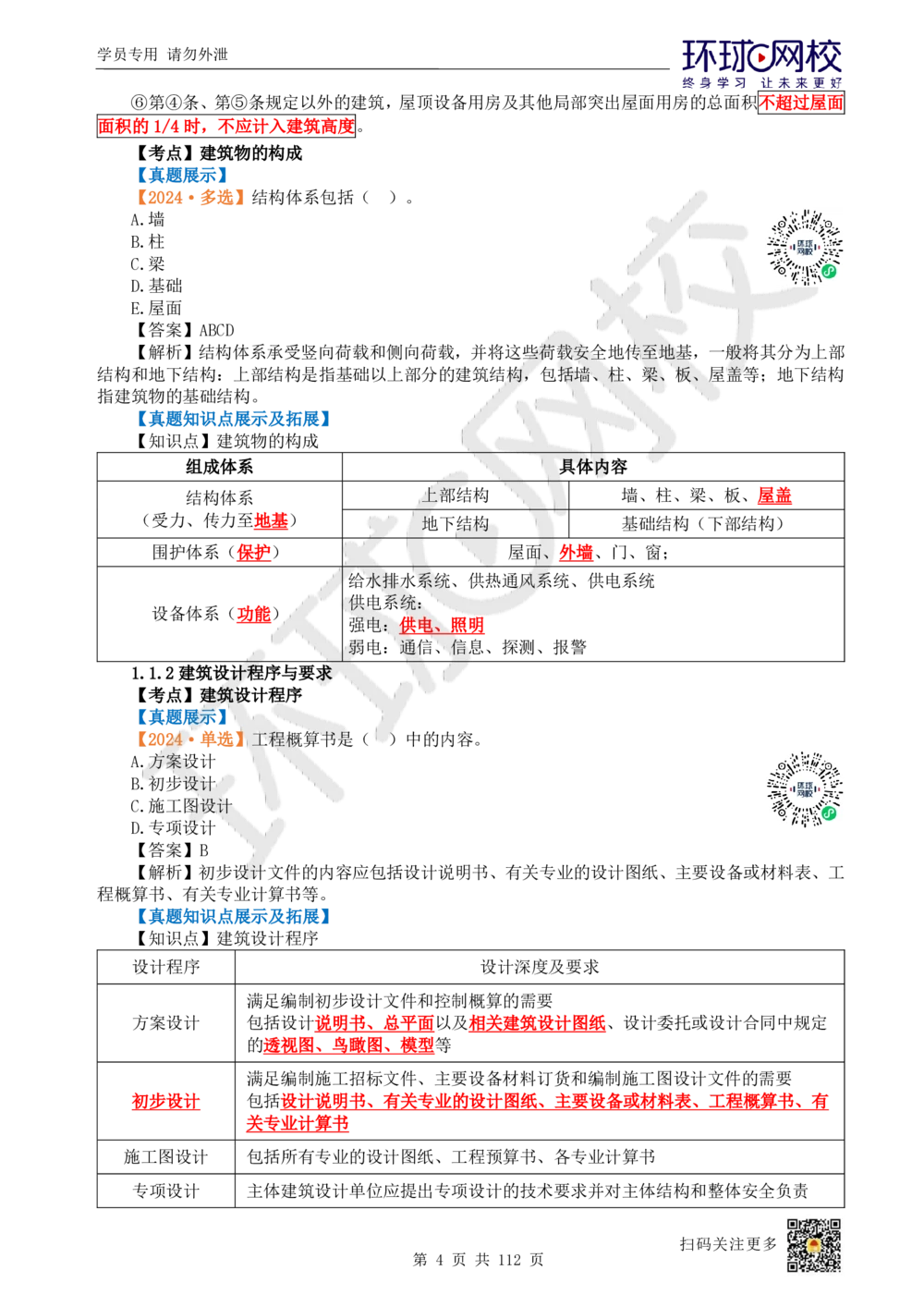 01.2025环球网校一级建造师《建筑工程管理与实务》真题透析_2026年一级建造师_2026年一建建筑_2025年一建建筑SVIP_03-习题精析✿实战特训✿模考通关_36-建筑《真题透析班》刘月HQ