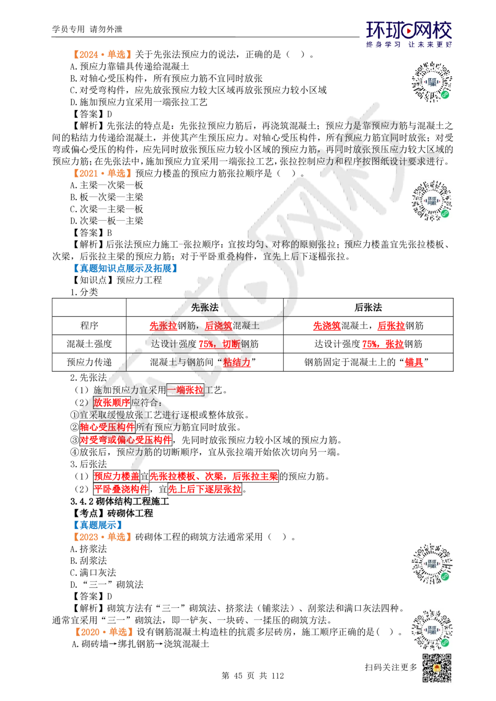 01.2025环球网校一级建造师《建筑工程管理与实务》真题透析_2026年一级建造师_2026年一建建筑_2025年一建建筑SVIP_03-习题精析✿实战特训✿模考通关_36-建筑《真题透析班》刘月HQ