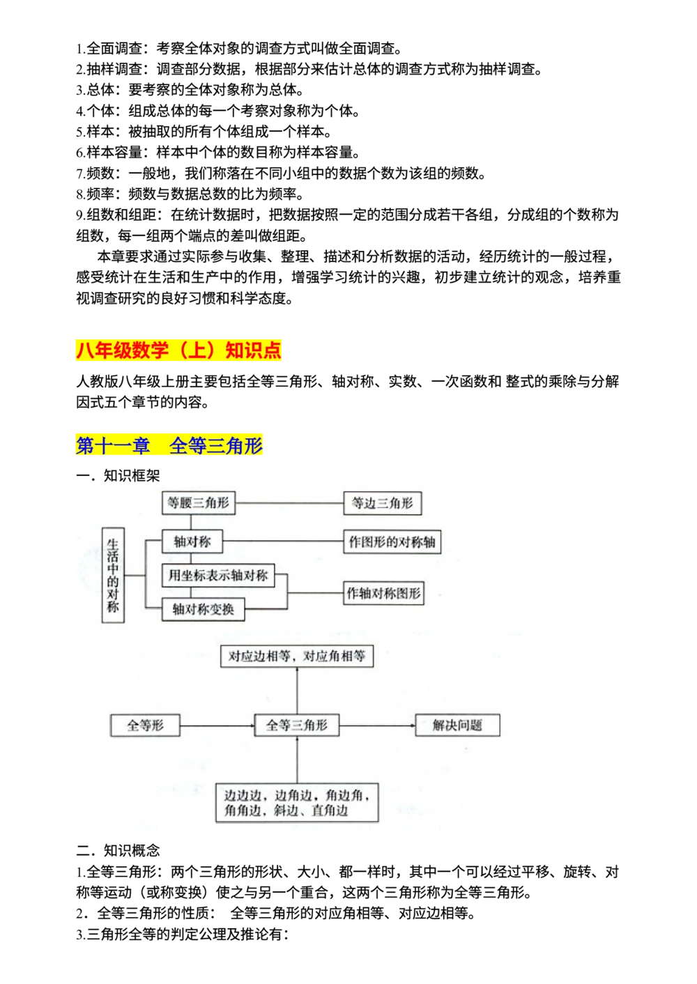 00初中数学知识点归纳汇总_河北省历年中考真题_2.河北数学（08-25）