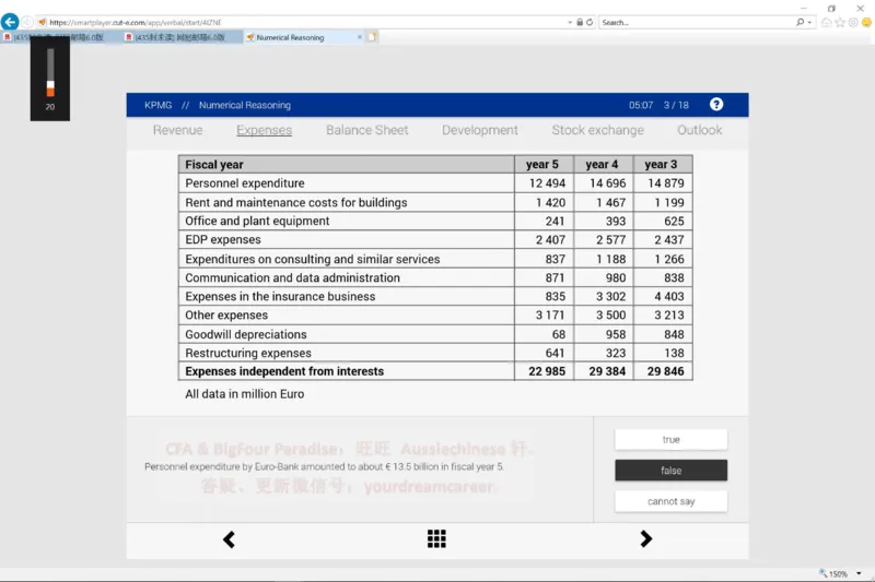 KPMG英文题干_2025春招题库汇总_十大行测题库_2023年十大热门题库更新中_10、CUTe汇总_CUT新题库_数字numerical