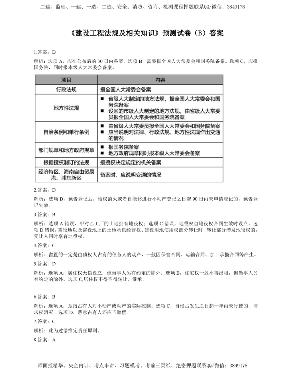 02.2025一级建造师《工程法规》-考前预测卷B_2026年一级建造师_2026年一建法规_2025年一建法规SVIP_05-考前密训✿央企特训✿机构普押_32-法规《考前预测AB卷》王竹梅_729
