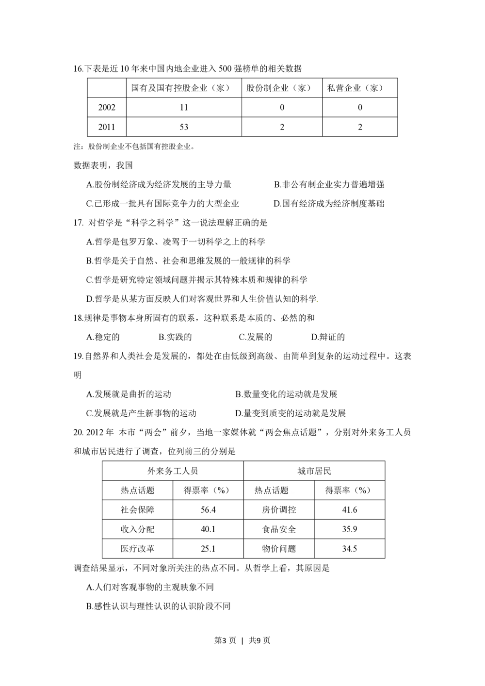 2012年高考政治试卷（上海）（空白卷）_政治历年高考真题_新&middot;PDF版2008-2025&middot;高考政治真题_政治（按省份分类）2008-2025_2008-2017&middot;（上海）政治高考真题